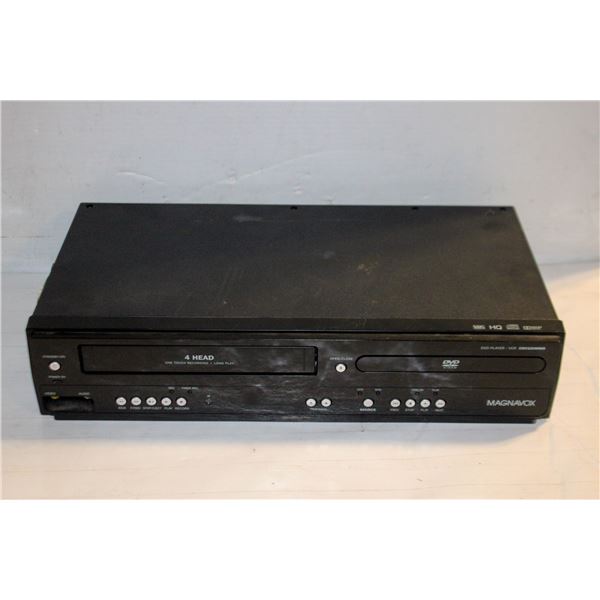 MAGNAVOX 4HEAD VCR/DVD COMBO