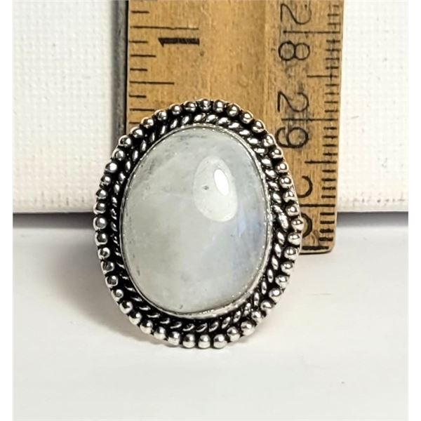 12) OVAL NATURAL MOONSTONE SIZE 6.25