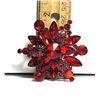 Image 1 : 9) SHOWSTOPPER 1.5" WIDE RED CRYSTAL