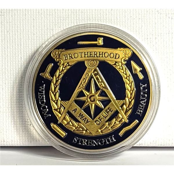 19) ENCAPSULATED GOLD TONE WITH NAVY