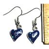Image 1 : 17) BLUE ENAMEL WITH SPARKLES, HEART