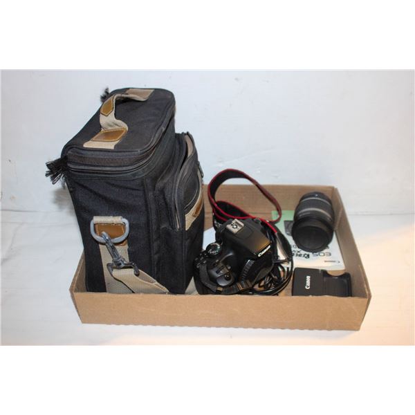 CANNON EOS REBEL XL 1000 COMPLETE WITH ALL