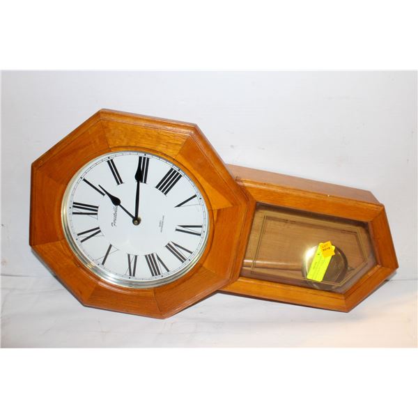 FORESTVILLE WESTMINSTER CHIME PENDULUM WALL CLOCK