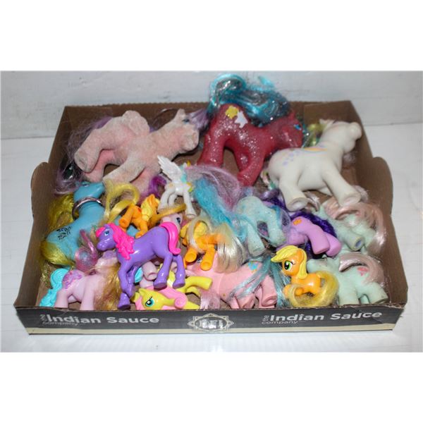 FLAT OF MY LITTLE PONY DOLLS