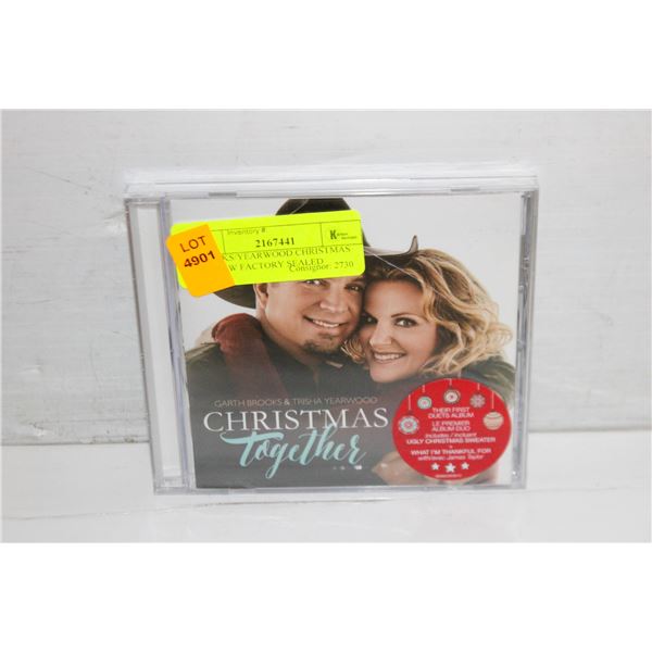 BROOKS/YEARWOOD CHRISTMAS CD- NEW FACTORY SEALED