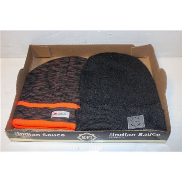 MENS HOT PAWS AND 3M THINSULATE TOUQUES
