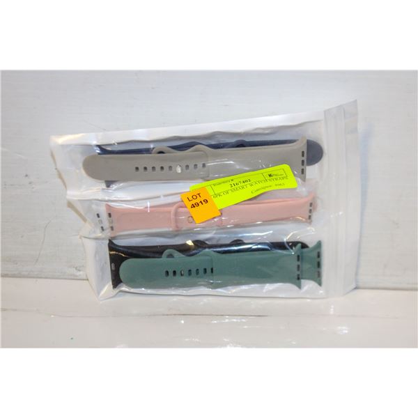 NEW 6PK OF SMART WATCH STRAPS