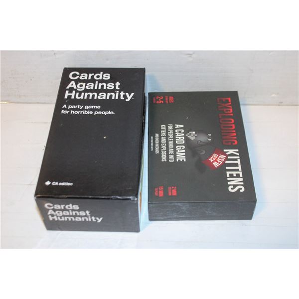 CARDS AGAINST HUMANITY WITH EXPLODING KITTENS
