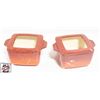 Image 1 : 2 CAST IRON FONDUE POTS