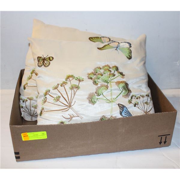 VINTAGE HANDMADE STITCHED PILLOWS & ACCENTS