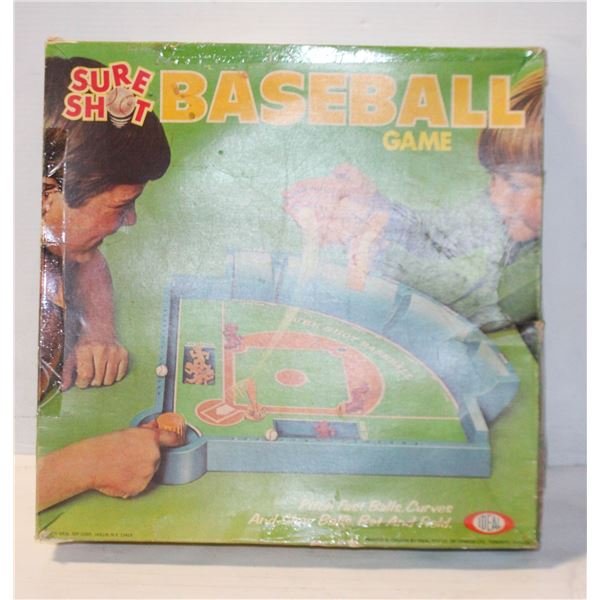 VINTAGE "SURE SHOT" BASEBALL GAME BY IDEAL