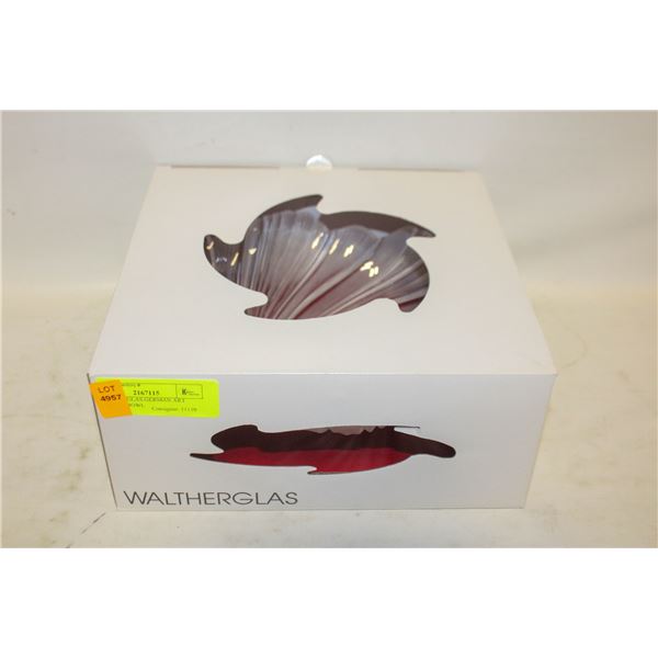 WALTHER-GLAS GERMAN ART GLASS 10" BOWL