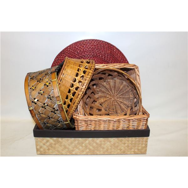 BASKETS ASSORTED LOT