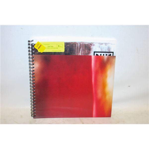 NINE INCH NAILS NOTEBOOK