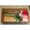 Image 1 : FAUX FLORALS- BOX LOT ASSORTED