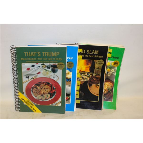BEST OF BRIDGE SERIES COOKBOOKS- LOT OF 4