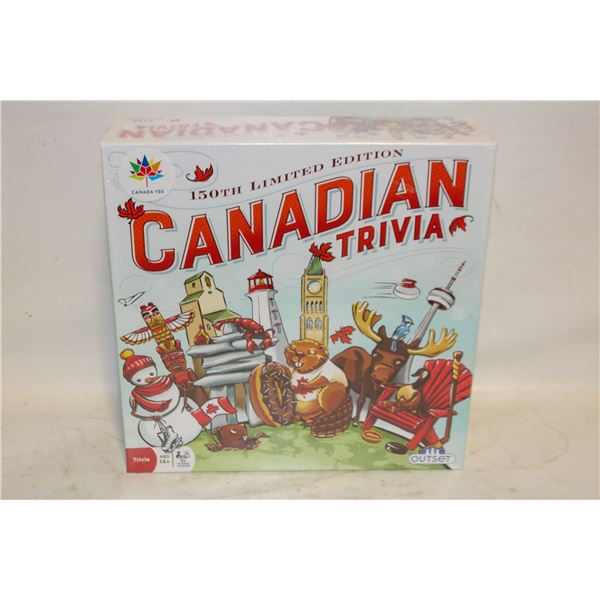 "CANADA 150" CANADIAN TRIVIA BOARD GAME NEW