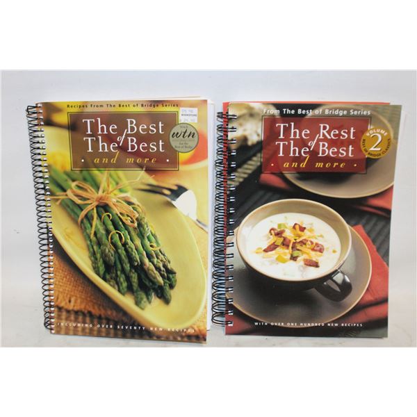 BEST OF BRIDGE SERIES COOKBOOKS- LOT OF 2