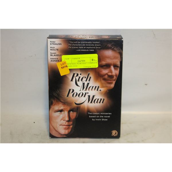 "RICH MAN, POOR MAN" COMPLETE SERIES- DVD