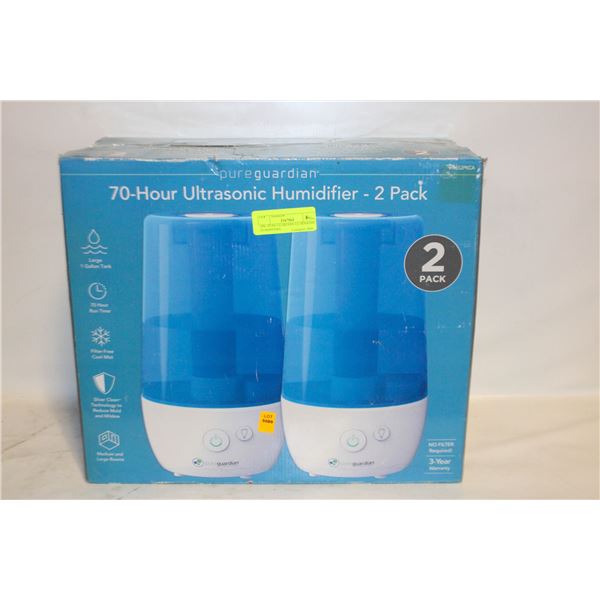 2PK -PURE GUARDIAN ULTRASONIC HUMIDIFERS,