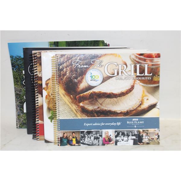 ATCO "BLUE FLAME KITCHEN" COOKBOOKS- LOT OF 5