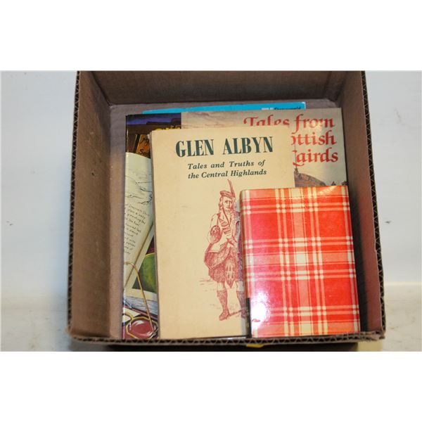 SCOTLAND HISTORY & STORIES BOOKS- BOX LOT