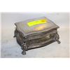 Image 1 : HEAVY SILVER-PLATED VELVET LINED JEWELRY BOX