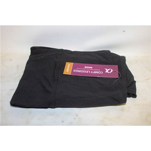 NEW COMFY LEGGINGS BLACK, WMNS SZ. LARGE