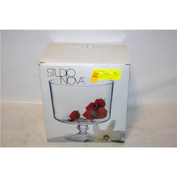 STUDIO NOVA "CARAVELLE" TRIFLE BOWL NEW IN BOX