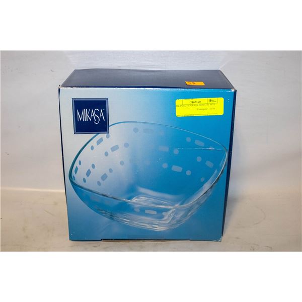 MIKASSA 10" GLASS BOWL IN BOX