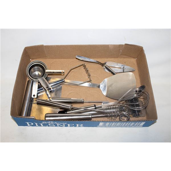 STAINLESS STEEL KITCHEN UTENSILS- ASSORTED