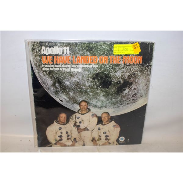 1969 APOLLO 11 MOON LANDING RECORD ALBUM