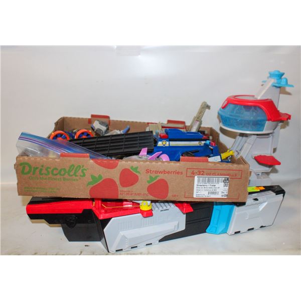 PAW PATROL AIRCRAFT CARRIER + CHARACTERS/VEHICLES