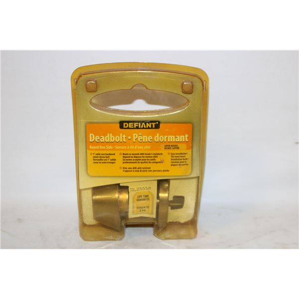 NEW DEAD BOLT WITH KEYS