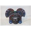 Image 1 : VINTAGE MAYAN AZTEC CLAY MASK WALL