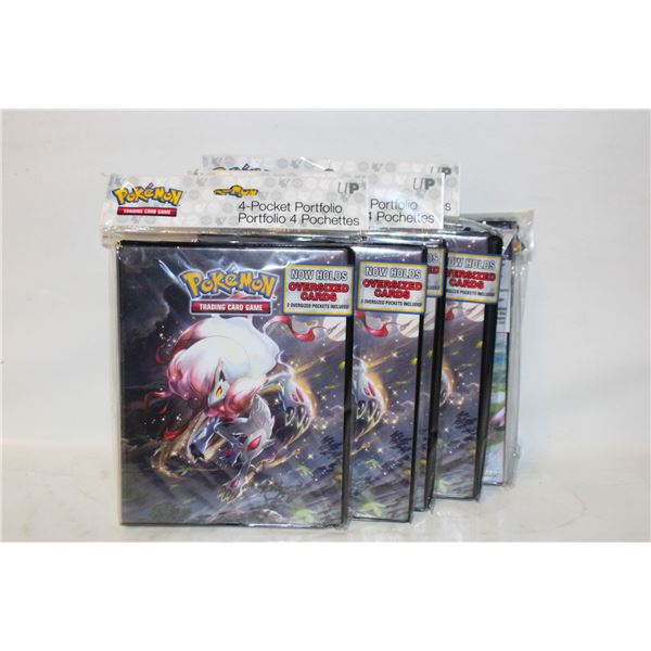 5 ULTRA PRO POKEMON CARD BINDERS