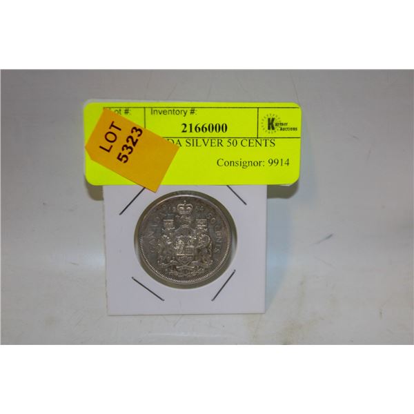 1964 CANADA SILVER 50 CENTS