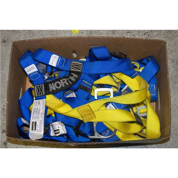 LOT OF 4 NORTH CSA FALL ARREST HARNESSES