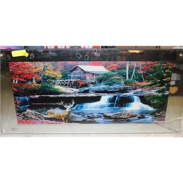 MIRRORED LIGHT UP W/WATERFALL SOUNDS