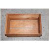 Image 1 : VINTAGE WOODEN FRUIT CRATE 9"H X 19.5"L