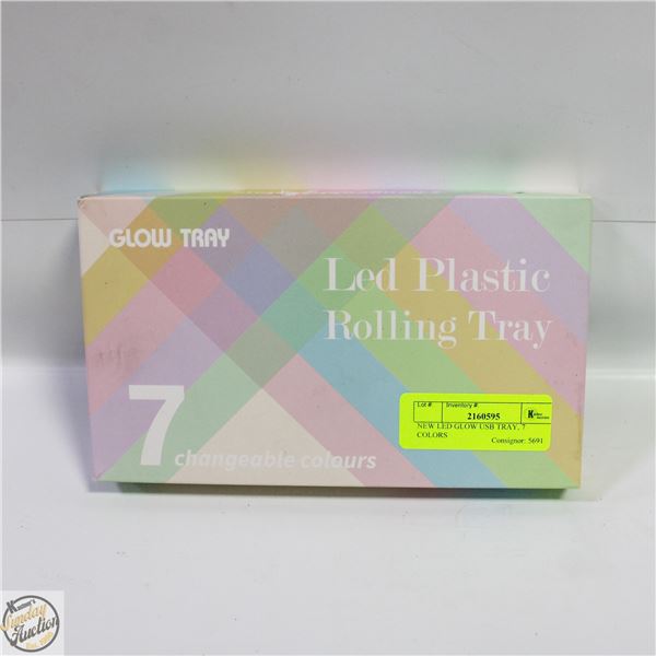 NEW LED GLOW USB TRAY, 7 COLORS