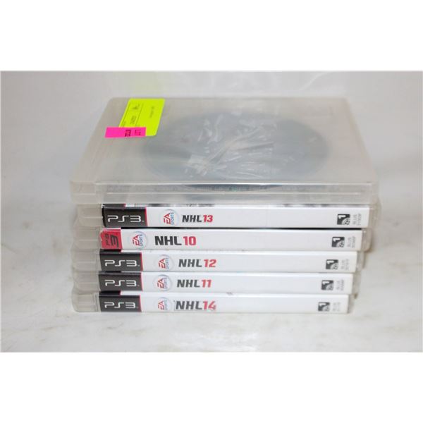 6 PS3 GAMES