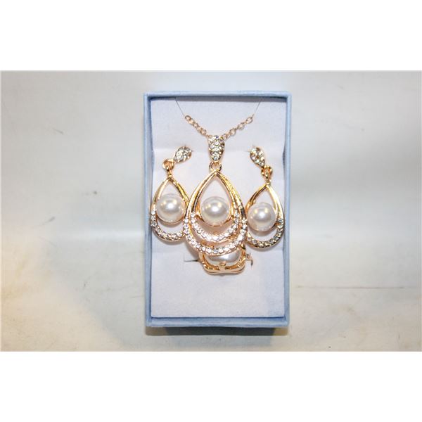 NEW NECKLACE AND RING WITH EARRINGS