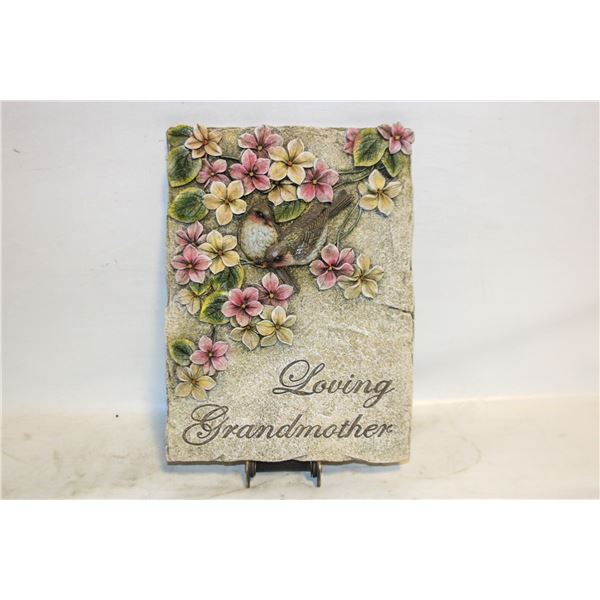 "LOVING GRANDMOTHER" DECORATIVE PLAQUE