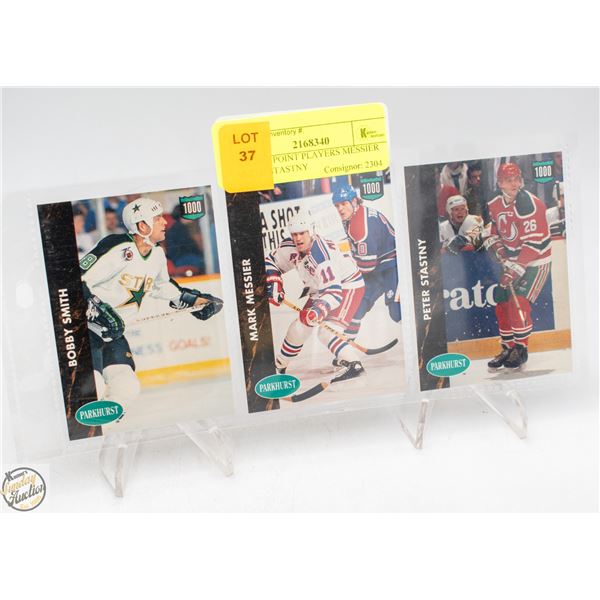 3 X 1000 POINT PLAYERS MESSIER SMITH STASTNY