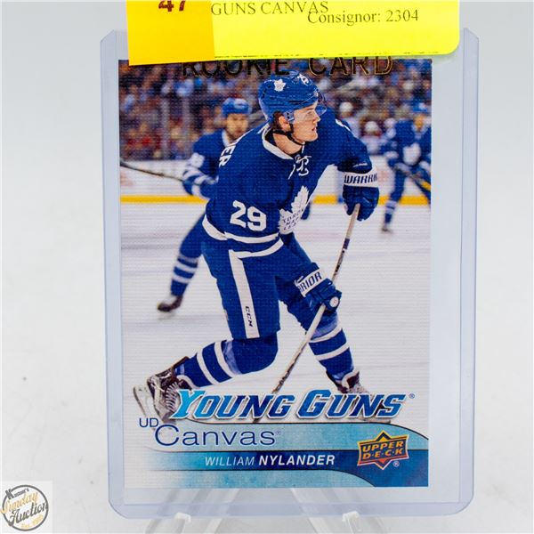 WILLIAM NYLANDER ROOKIE YOUNG GUNS CANVAS