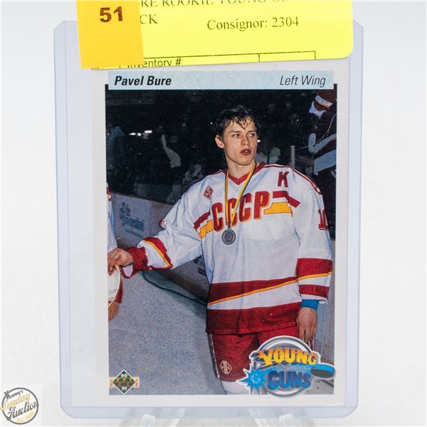 PAVEL BURE ROOKIE YOUNG GUNS UPPER DECK