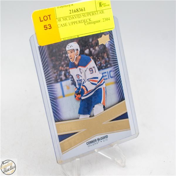 CONNOR MCDAVID SUPERSTAR SHOWCASE UPPERDECK