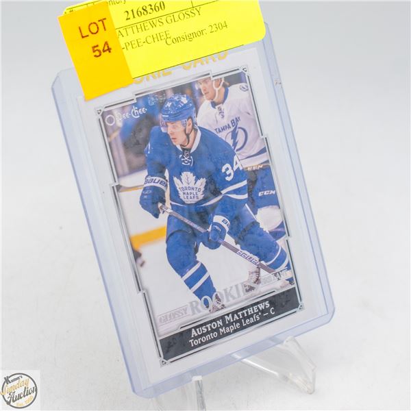 AUSTON MATTHEWS GLOSSY ROOKIES O-PEE-CHEE