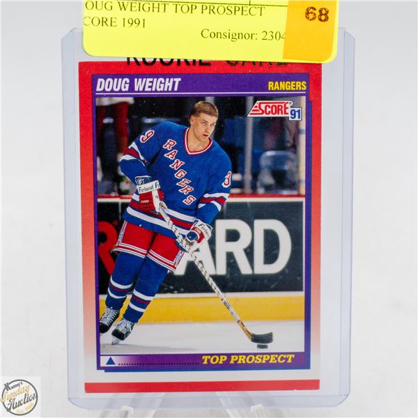DOUG WEIGHT TOP PROSPECT SCORE 1991